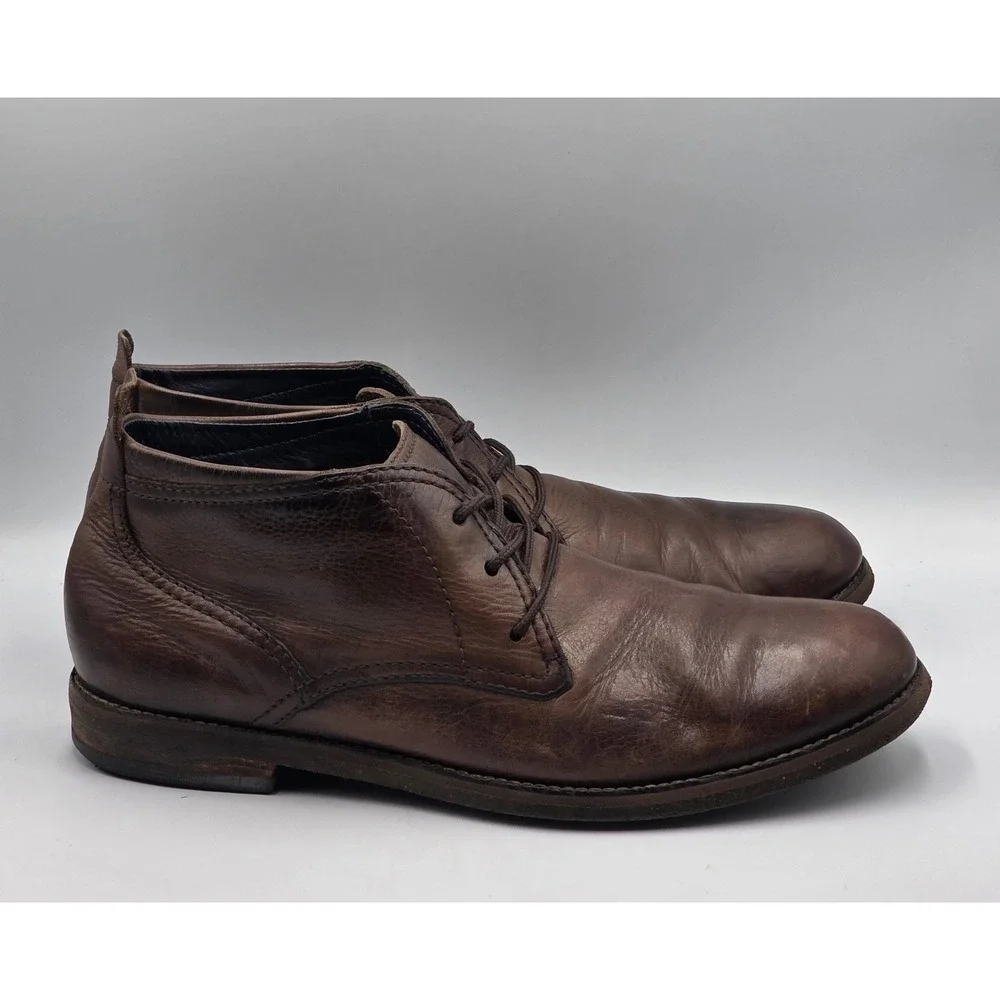 Cole Haan Men's Brown Leather Ankle Chukka Boots C10889 Size 10.5 M